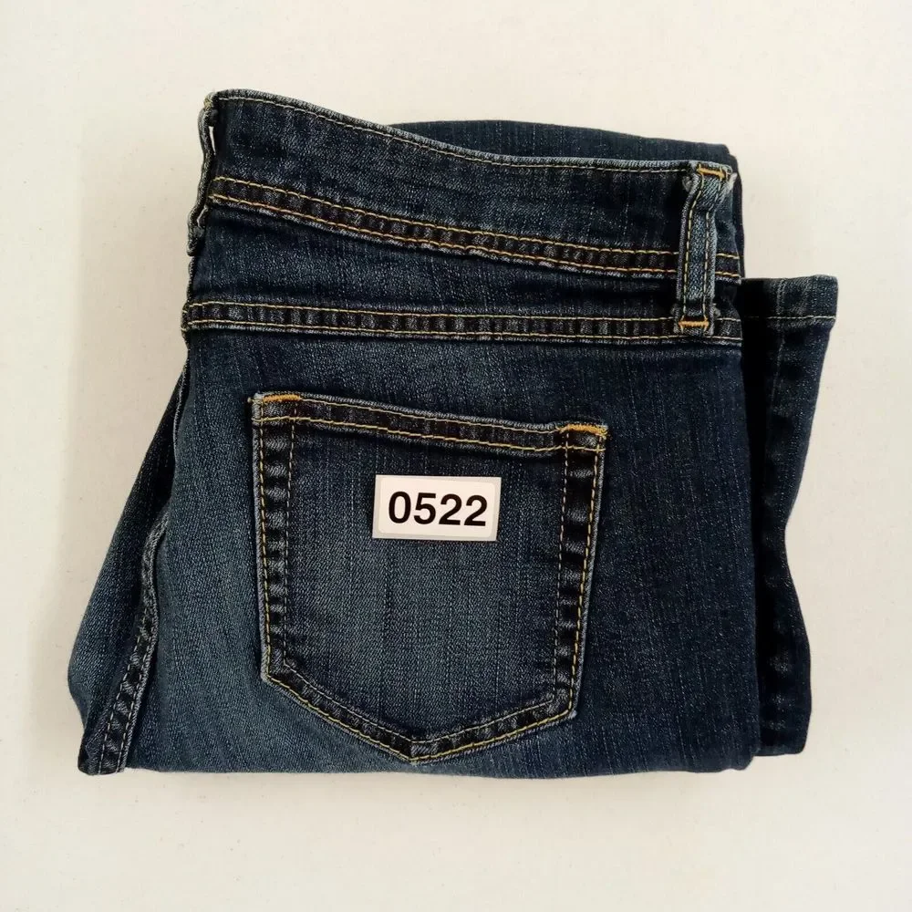 Style Up Jeans Women's 28 inch Waist Blue Denim‎ Casual Straight